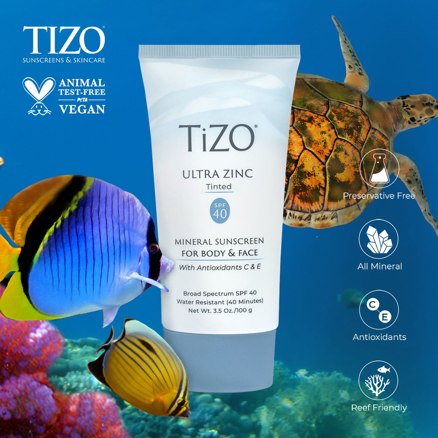 TiZO : Ultra Zinc teinté SPF 40