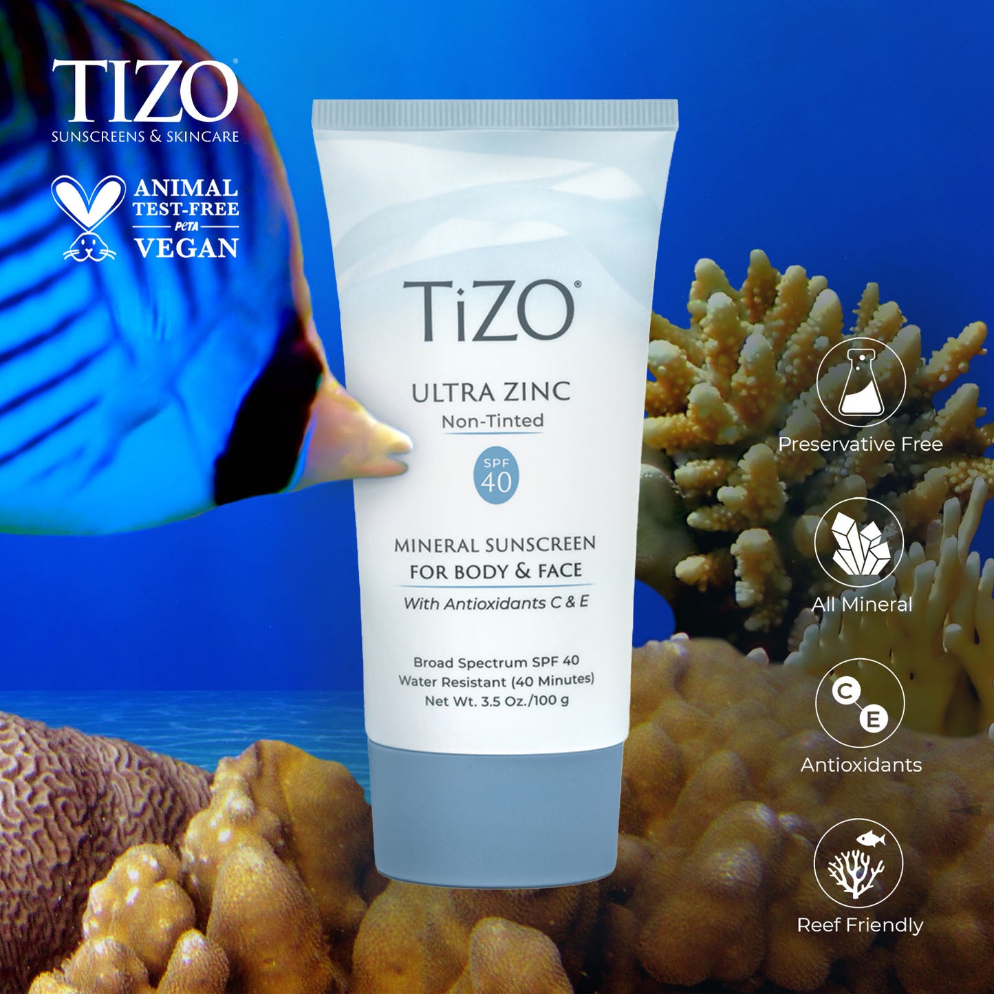 TiZO : Ultra Zinc non teinté SPF 40